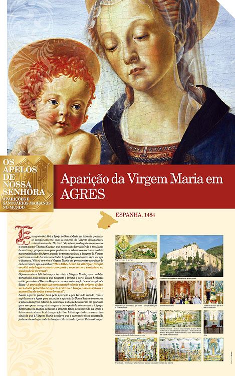Painel oficial sobre Nossa Senhora de Agres