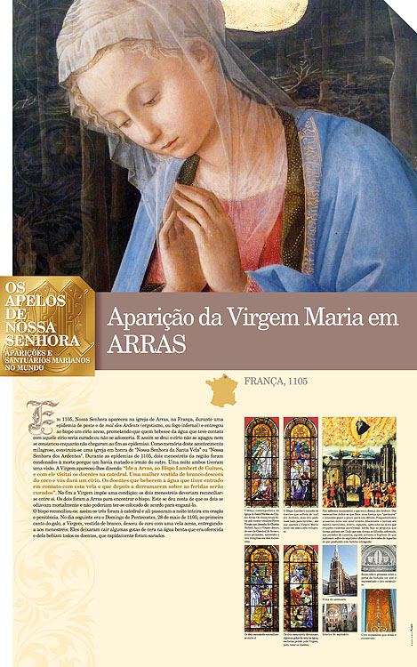 Painel oficial sobre Nossa Senhora de Arras