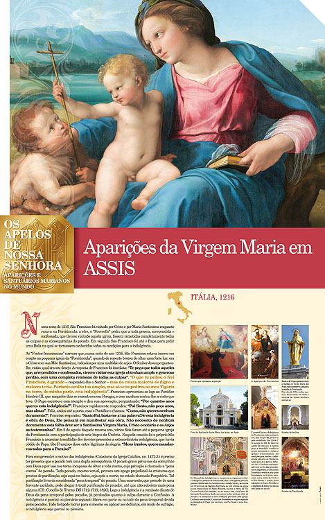 Painel oficial sobre Nossa Senhora de Assis