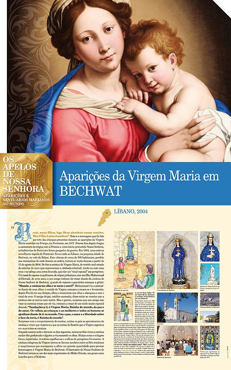 Painel oficial sobre Nossa Senhora de Bechwat