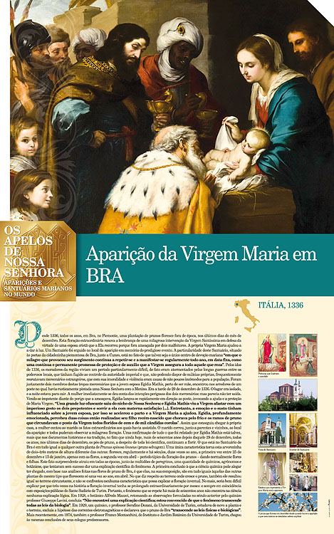 Painel oficial sobre Nossa Senhora de Bra