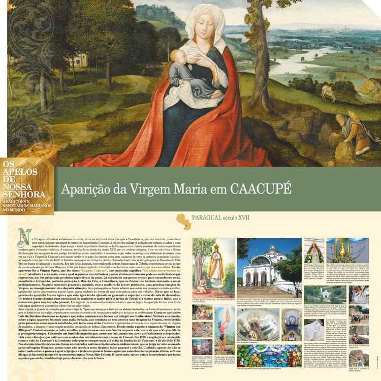 Painel oficial sobre Nossa Senhora de Caacupe