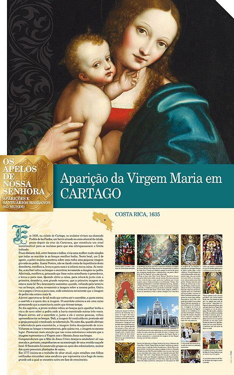 Painel oficial sobre Nossa Senhora de Cártago