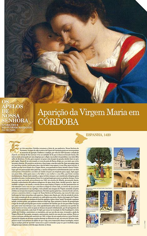 Painel oficial sobre Nossa Senhora de Córdoba