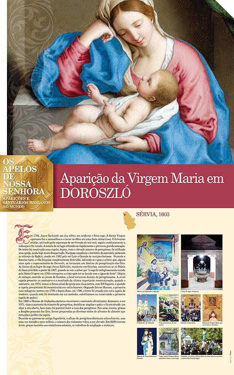 Painel oficial sobre Nossa Senhora de Doroszlo