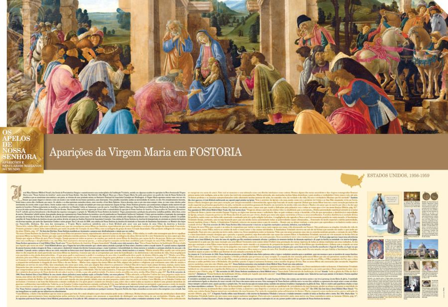 Painel oficial sobre Nossa Senhora de Fostoria