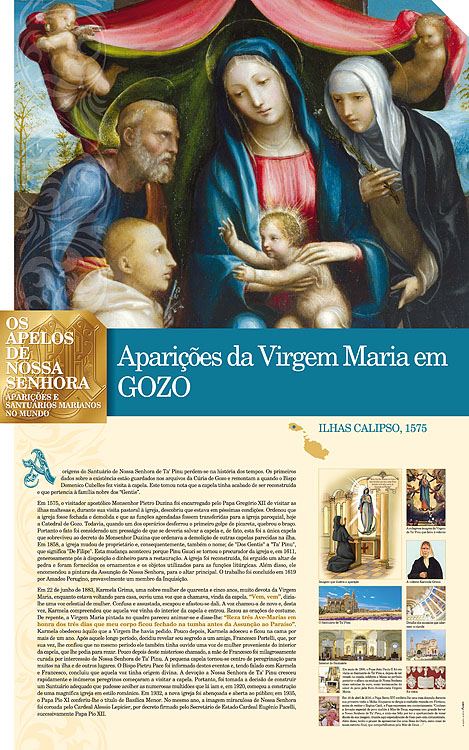 Painel oficial sobre Nossa Senhora de Gozo