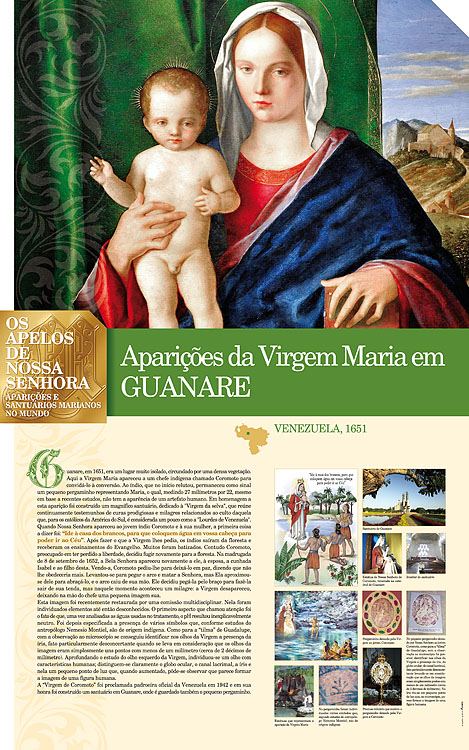 Painel oficial sobre Nossa Senhora de Guanare