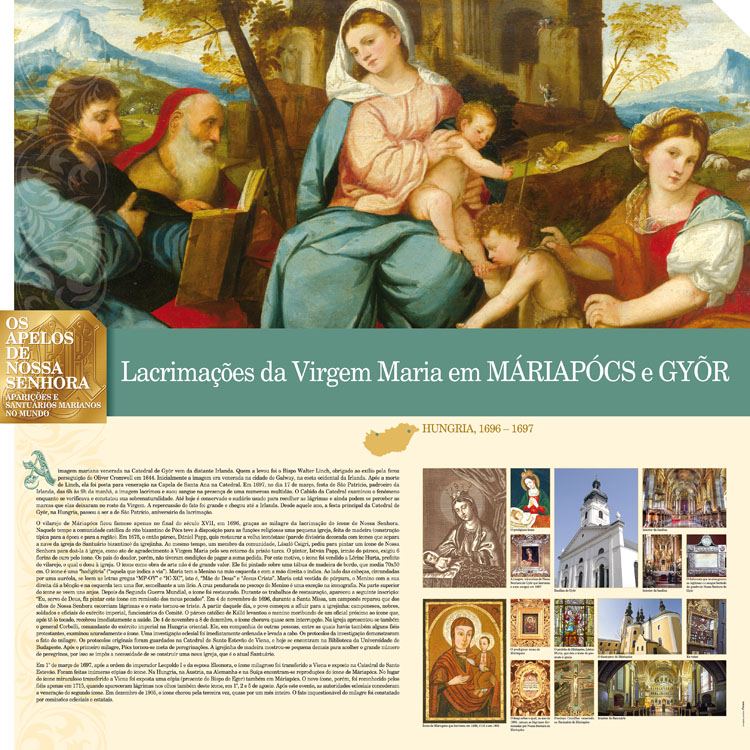 Painel oficial sobre Nossa Senhora de Gyor