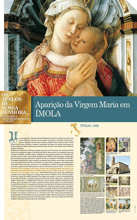 Painel oficial sobre Nossa Senhora de Ímola