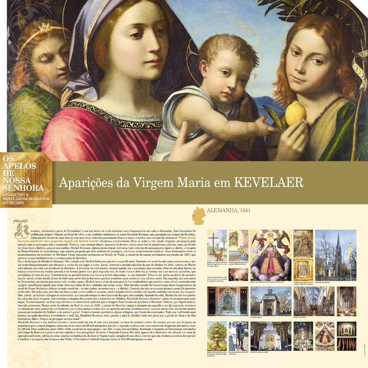 Painel oficial sobre Nossa Senhora de Kevelaer