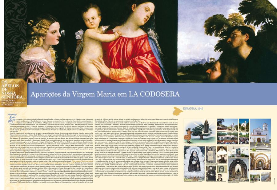 Painel oficial sobre Nossa Senhora de La Codosera