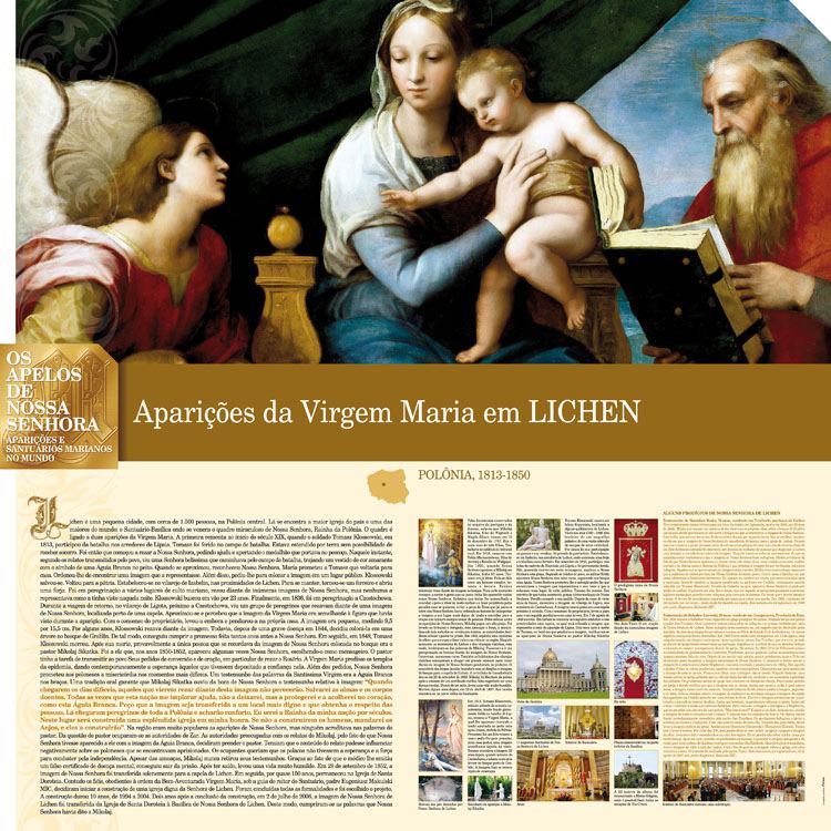 Painel oficial sobre Nossa Senhora de Lichen