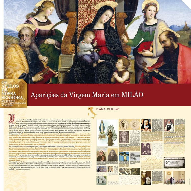 Painel oficial sobre Nossa Senhora de Milão