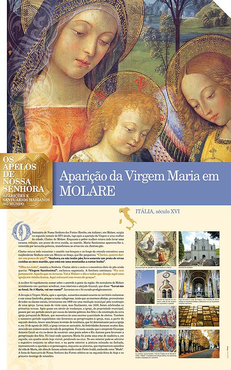 Painel oficial sobre Nossa Senhora de Molare