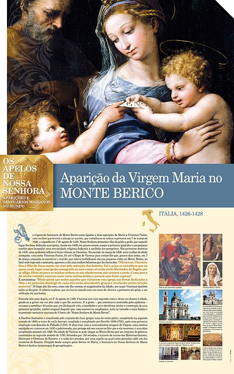 Painel oficial sobre Nossa Senhora de Monteberico