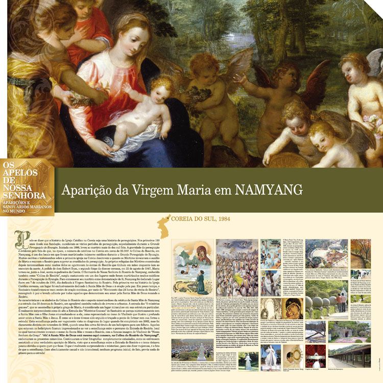 Painel oficial sobre Nossa Senhora de Namyang