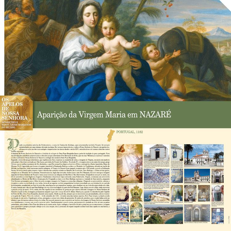 Painel oficial sobre Nossa Senhora de Nazare