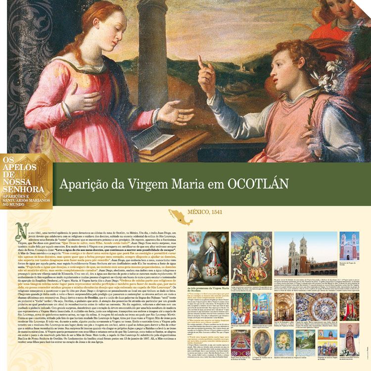 Painel oficial sobre Nossa Senhora de Ocotlan