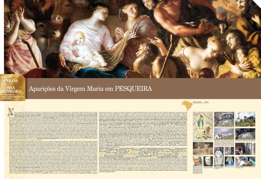 Painel oficial sobre Nossa Senhora de Pesqueira