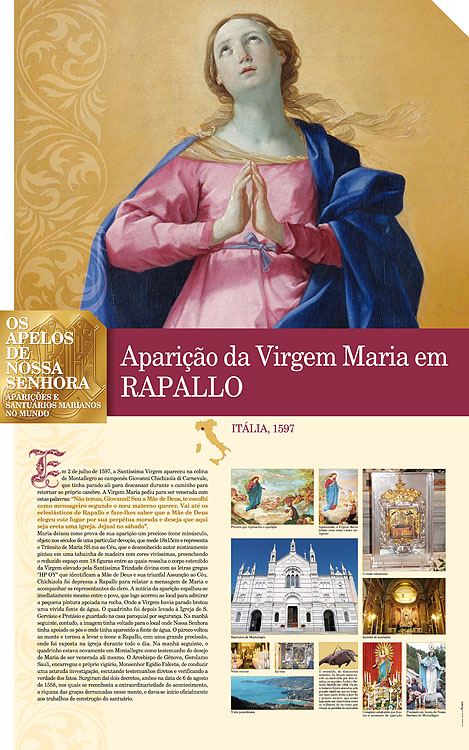 Painel oficial sobre Nossa Senhora de Rapallo