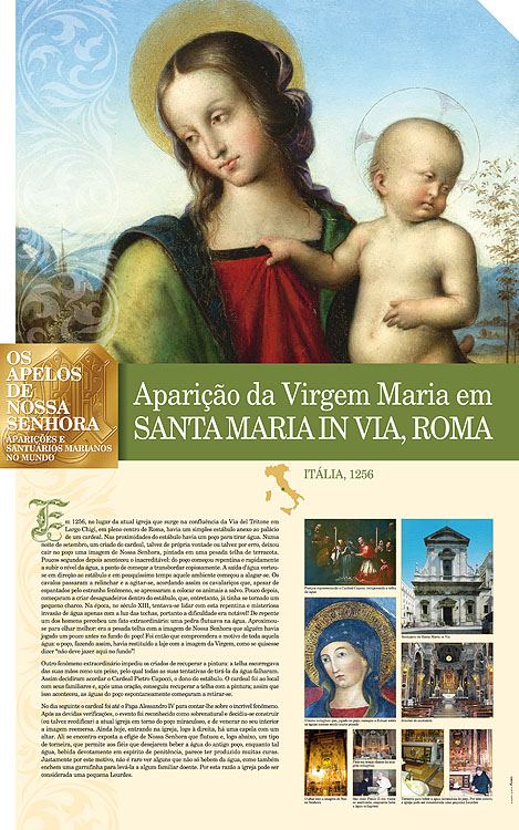 Painel oficial sobre Nossa Senhora — Roma Pozzo
