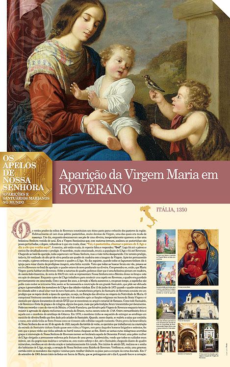 Painel oficial sobre Nossa Senhora de Roverano