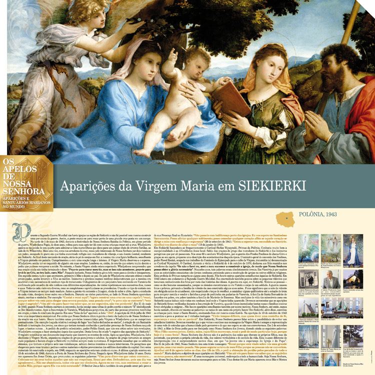 Painel oficial sobre Nossa Senhora de Siekierki