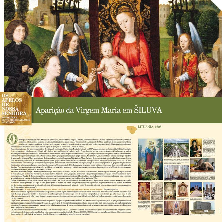 Painel oficial sobre Nossa Senhora de Siluva