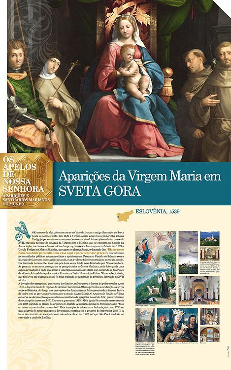 Painel oficial sobre Nossa Senhora de Sveta Gora