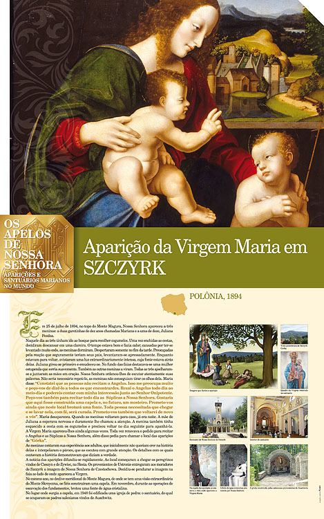 Painel oficial sobre Nossa Senhora de Szczyrk