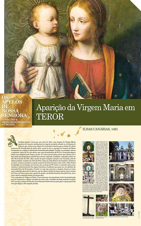 Painel oficial sobre Nossa Senhora de Teror
