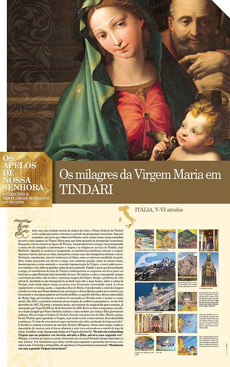 Painel oficial sobre Nossa Senhora de Tindari