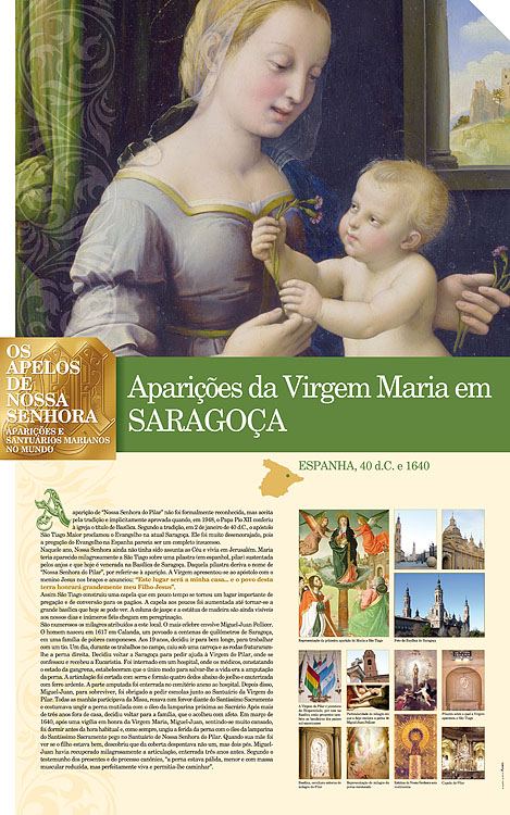 Painel oficial sobre Nossa Senhora de Zaragoza